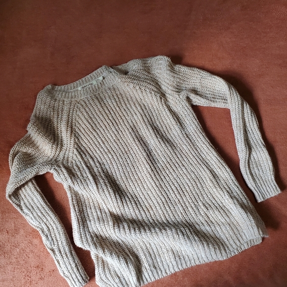 Faded Glory Sweaters Yellow Creme Knit Sweater - Picture 9 of 10